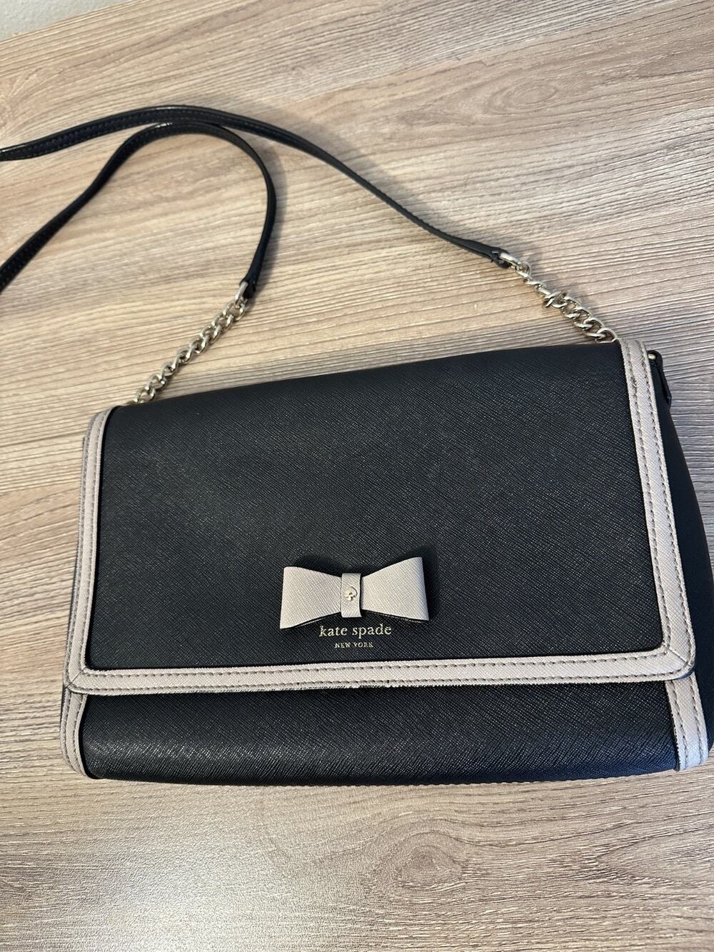 Kate Spade Hazel Court Alek Crossbody Bag Black Mousse Black Frosting WKRU3880